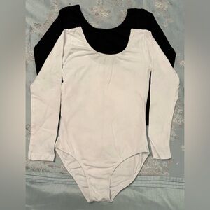 Set of 2 Girls Long Sleeve Bodysuits